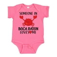 thumbnail image 1 of Inktastic Someone in Boca Raton Loves Me Boys or Girls Baby Bodysuit, 1 of 5