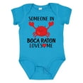 thumbnail image 1 of Inktastic Someone in Boca Raton Loves Me Boys or Girls Baby Bodysuit, 1 of 5