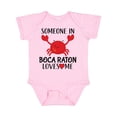 thumbnail image 1 of Inktastic Someone in Boca Raton Loves Me Boys or Girls Baby Bodysuit, 1 of 5