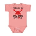 thumbnail image 1 of Inktastic Someone in Boca Raton Loves Me Boys or Girls Baby Bodysuit, 1 of 5