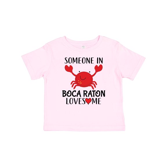 Inktastic Someone in Boca Raton Loves Me Boys or Girls Baby T-Shirt
