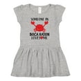 thumbnail image 1 of Inktastic Someone in Boca Raton Loves Me Girls Baby Dress, 1 of 5