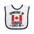 thumbnail image 1 of Inktastic Someone in Canada Loves Me Boys or Girls Baby Bib, 1 of 4