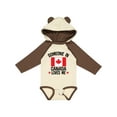 thumbnail image 1 of Inktastic Someone in Canada Loves Me Boys or Girls Long Sleeve Baby Bodysuit, 1 of 5