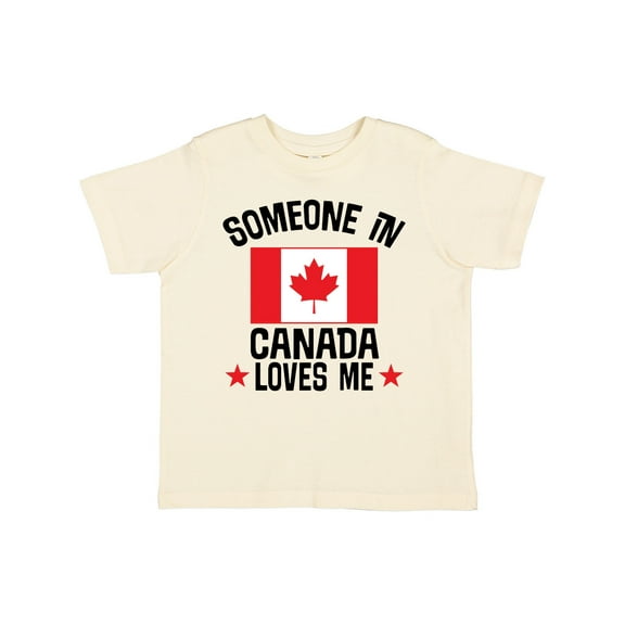 Inktastic Someone in Canada Loves Me Boys or Girls Toddler T-Shirt