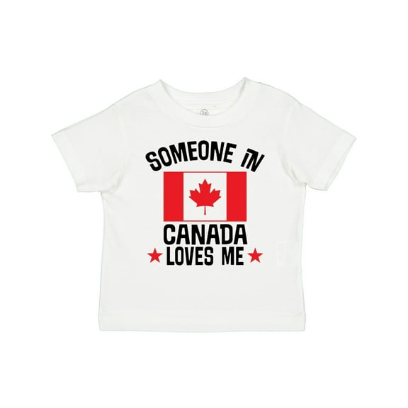 Inktastic Someone in Canada Loves Me Boys or Girls Toddler T-Shirt