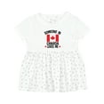 thumbnail image 1 of Inktastic Someone in Canada Loves Me Girls Baby Dress, 1 of 5