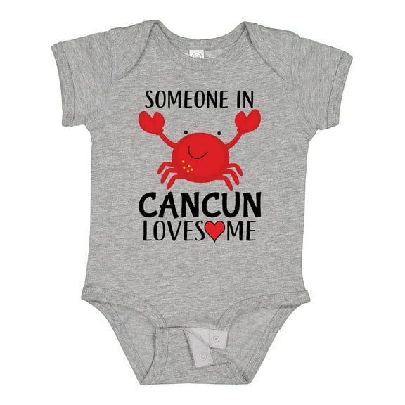 Inktastic Someone in Cancun Loves Me Boys or Girls Baby Bodysuit