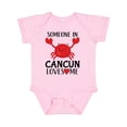 thumbnail image 1 of Inktastic Someone in Cancun Loves Me Boys or Girls Baby Bodysuit, 1 of 5