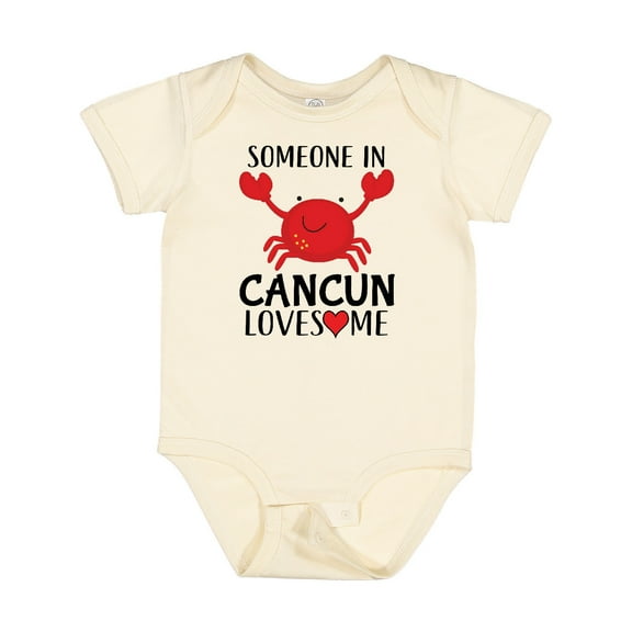 Inktastic Someone in Cancun Loves Me Boys or Girls Baby Bodysuit