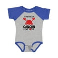 thumbnail image 1 of Inktastic Someone in Cancun Loves Me Boys or Girls Baby Bodysuit, 1 of 5