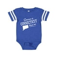 thumbnail image 1 of Inktastic Someone in Connecticut Loves Me Boys or Girls Baby Bodysuit, 1 of 5