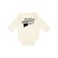 thumbnail image 1 of Inktastic Someone in Connecticut Loves Me Boys or Girls Long Sleeve Baby Bodysuit, 1 of 5