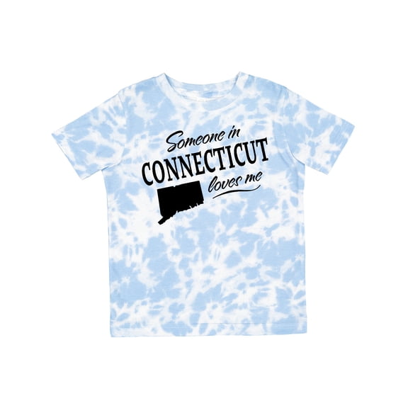 Inktastic Someone in Connecticut Loves Me Boys or Girls Toddler T-Shirt