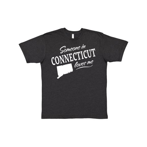 Inktastic Someone in Connecticut Loves Me T-Shirt
