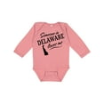 thumbnail image 1 of Inktastic Someone in Delaware Loves Me Boys or Girls Long Sleeve Baby Bodysuit, 1 of 5