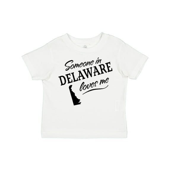 Inktastic Someone in Delaware Loves Me Boys or Girls Toddler T-Shirt