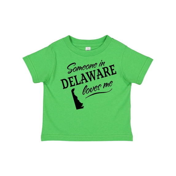 Inktastic Someone in Delaware Loves Me Boys or Girls Toddler T-Shirt