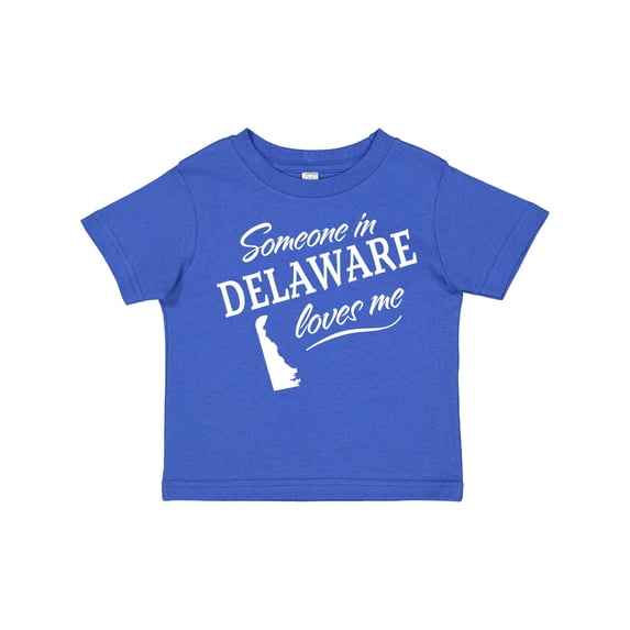 Inktastic Someone in Delaware Loves Me Boys or Girls Toddler T-Shirt