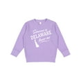 thumbnail image 1 of Inktastic Someone in Delaware Loves Me Toddler Sweatshirt, 1 of 4