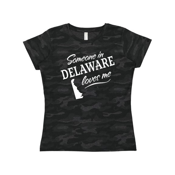 Inktastic Someone in Delaware Loves Me Women's T-Shirt