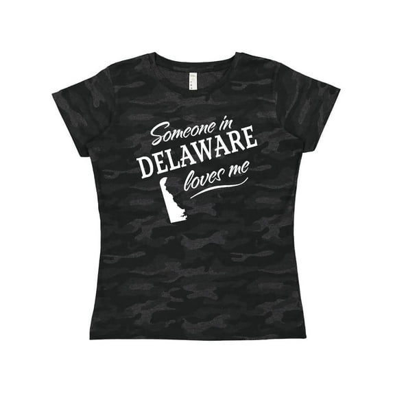 Inktastic Someone in Delaware Loves Me Women's T-Shirt