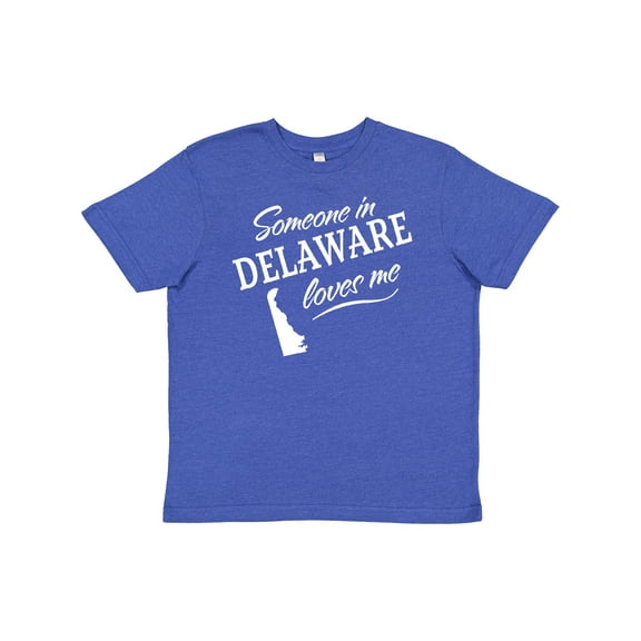 Inktastic Someone in Delaware Loves Me Youth T-Shirt
