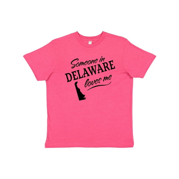 Inktastic Someone in Delaware Loves Me Youth T-Shirt