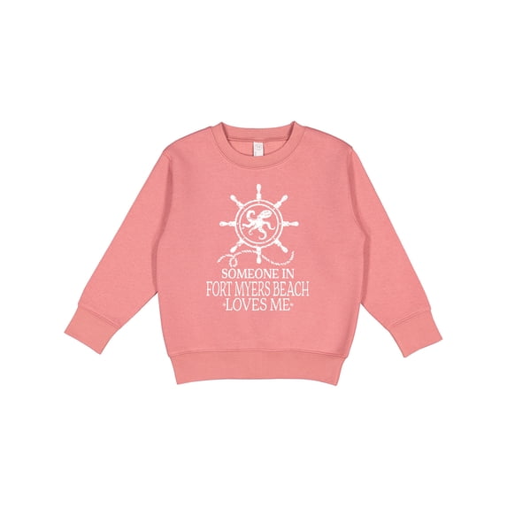 Inktastic Someone in Fort Myers Beach Loves Me Toddler Sweatshirt