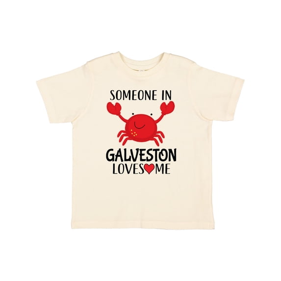 Inktastic Someone in Galveston Tx Loves Me Boys or Girls Toddler T-Shirt