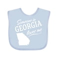 thumbnail image 1 of Inktastic Someone in Georgia Loves Me Boys or Girls Baby Bib, 1 of 4