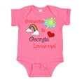 thumbnail image 1 of Inktastic Someone in Georgia Loves Me Boys or Girls Baby Bodysuit, 1 of 5
