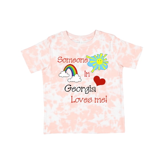 Inktastic Someone in Georgia Loves Me Boys or Girls Toddler T-Shirt