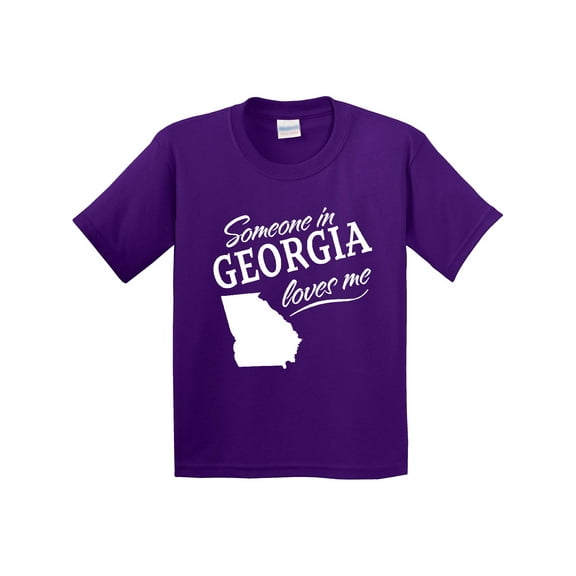 Inktastic Someone in Georgia Loves Me Youth T-Shirt
