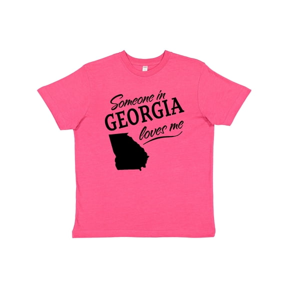 Inktastic Someone in Georgia Loves Me Youth T-Shirt