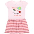 thumbnail image 1 of Inktastic Someone in Georgia loves me! Gift Toddler Girl Dress, 1 of 4