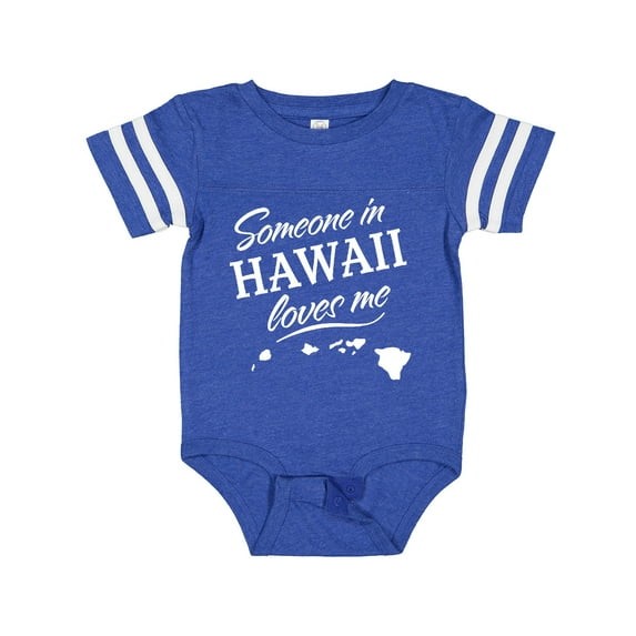 Inktastic Someone in Hawaii Loves Me Boys or Girls Baby Bodysuit