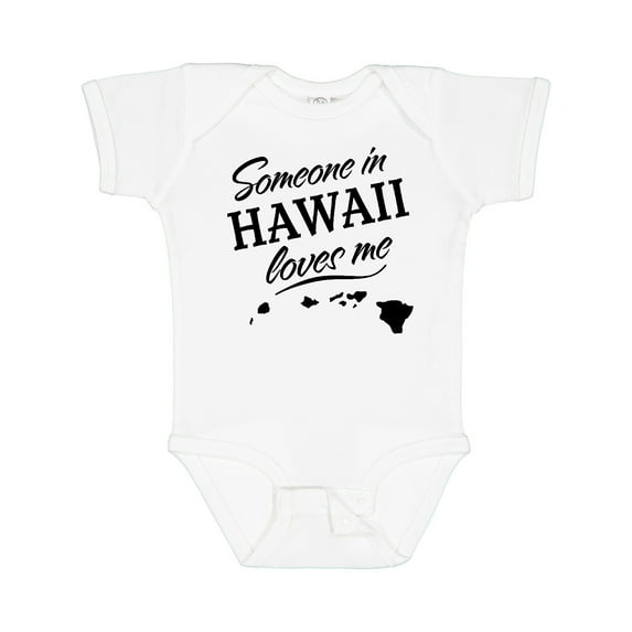 Inktastic Someone in Hawaii Loves Me Boys or Girls Baby Bodysuit