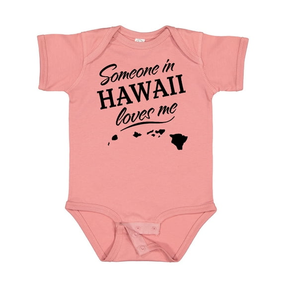 Inktastic Someone in Hawaii Loves Me Boys or Girls Baby Bodysuit
