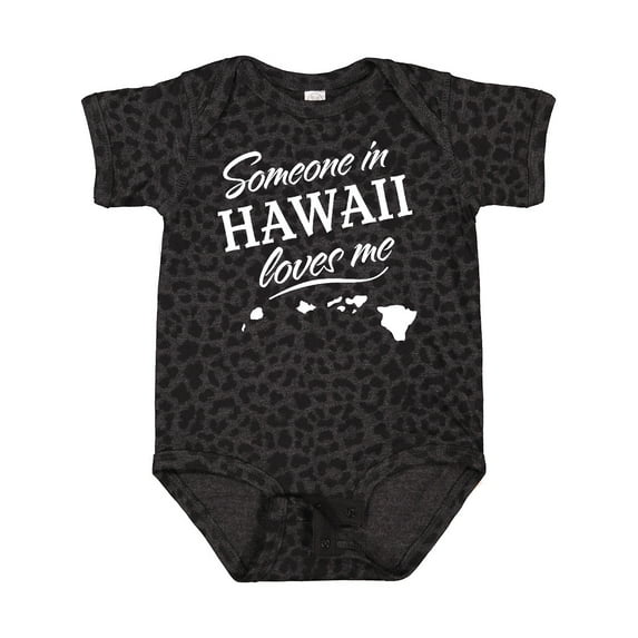 Inktastic Someone in Hawaii Loves Me Boys or Girls Baby Bodysuit