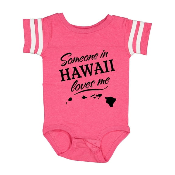 Inktastic Someone in Hawaii Loves Me Boys or Girls Baby Bodysuit