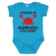 thumbnail image 1 of Inktastic Someone in Hilton Head Loves Me Boys or Girls Baby Bodysuit, 1 of 5