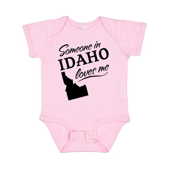 Inktastic Someone in Idaho Loves Me Boys or Girls Baby Bodysuit