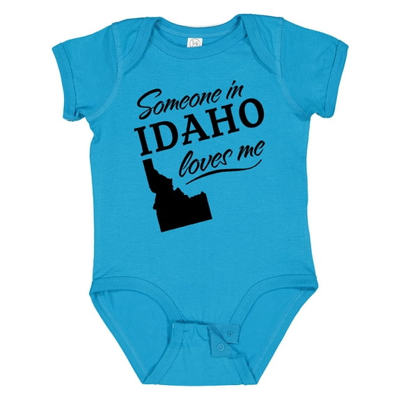 Inktastic Someone in Idaho Loves Me Boys or Girls Baby Bodysuit