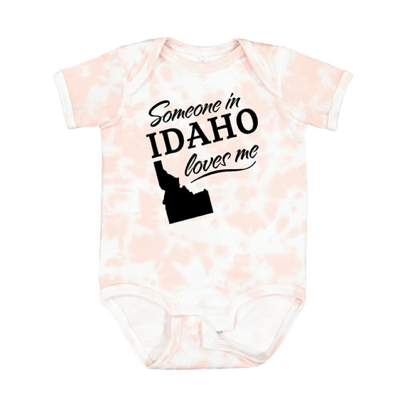 Inktastic Someone in Idaho Loves Me Boys or Girls Baby Bodysuit