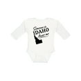 thumbnail image 1 of Inktastic Someone in Idaho Loves Me Boys or Girls Long Sleeve Baby Bodysuit, 1 of 5