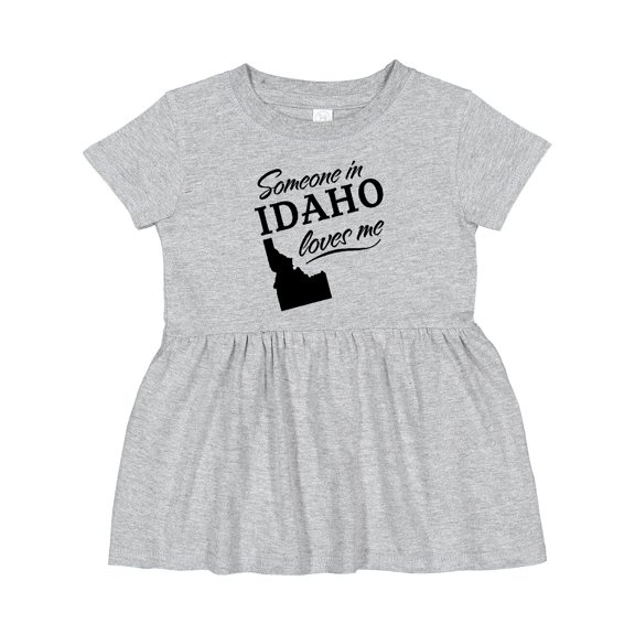 Inktastic Someone in Idaho Loves Me Girls Baby Dress