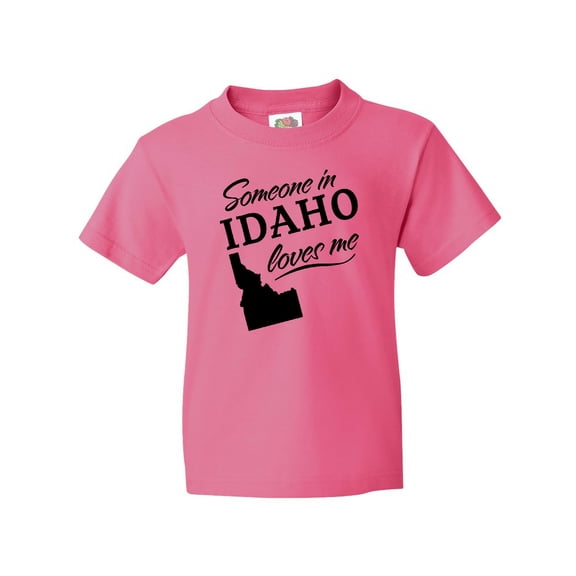 Inktastic Someone in Idaho Loves Me Youth T-Shirt