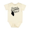 thumbnail image 1 of Inktastic Someone in Illinois Loves Me Boys or Girls Baby Bodysuit, 1 of 5
