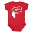 thumbnail image 1 of Inktastic Someone in Illinois Loves Me Boys or Girls Baby Bodysuit, 1 of 5